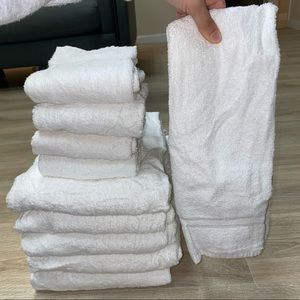 White Hand & Body Towels